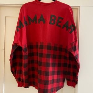 Mama Bear Buffalo Plaid Spirit Jersey - Large